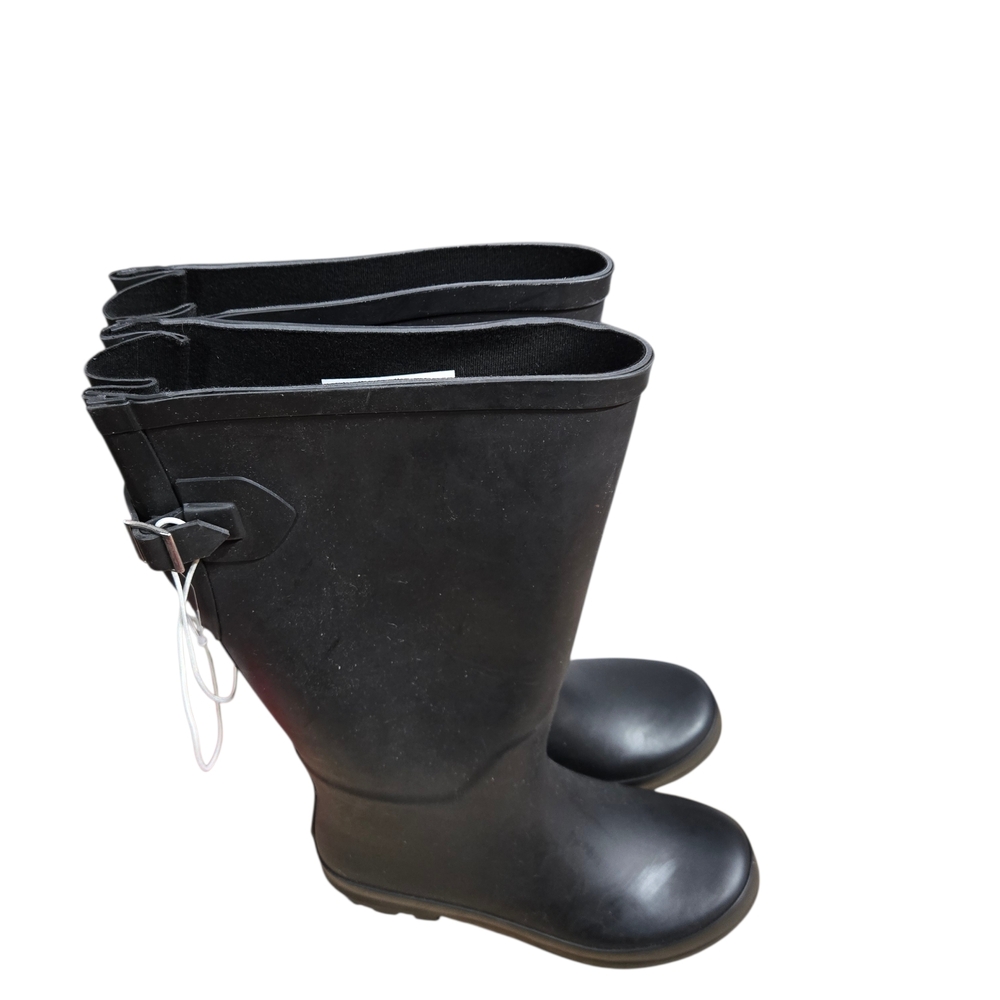 Universal Thread Black Rubber Rain Boots - Picture 2 of 2